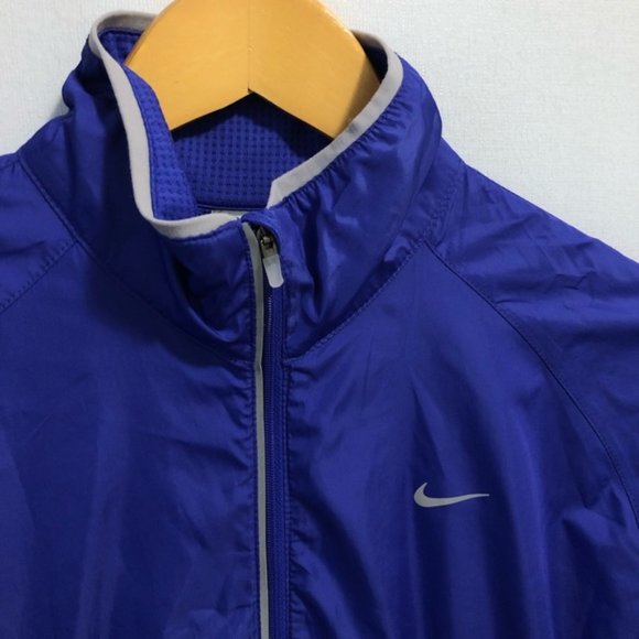 Nike FitStorm Purple Blue Windbreaker Jacket - Picture 3 of 4